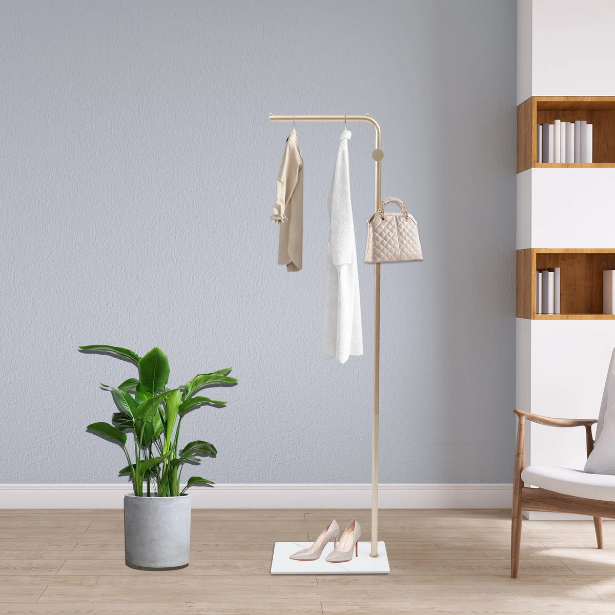 freestanding garment rack - product view 3