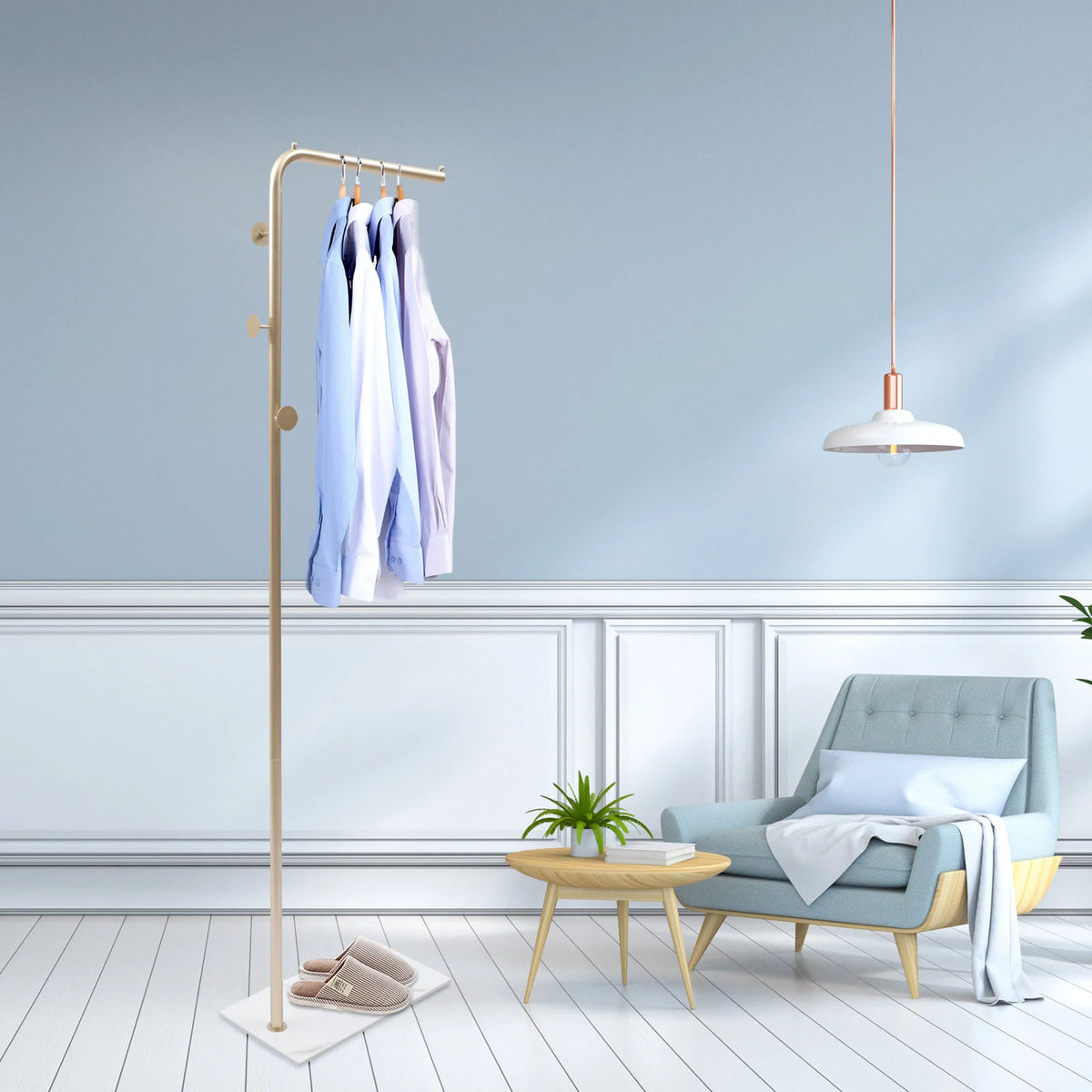 freestanding garment rack - product view 4