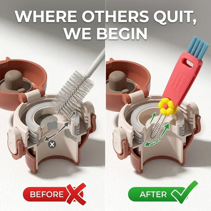 3 in 1 Cup Lid Cleaning Brush, crevice cleaning tool product view 5