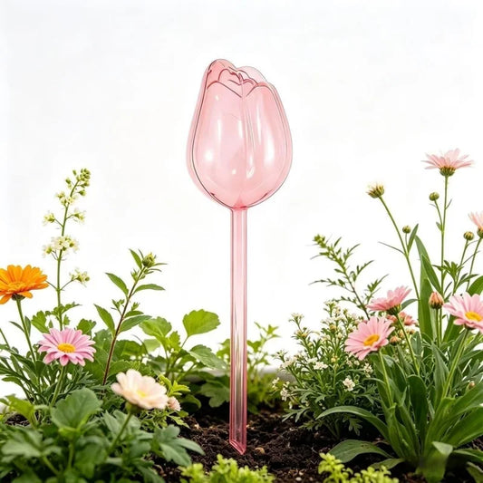Tulip Plant Watering Spikes, Slow-Drip Self-Watering Globes with 60 ml Capacity for Indoor Pots, Balconies and Gardens - product view 1