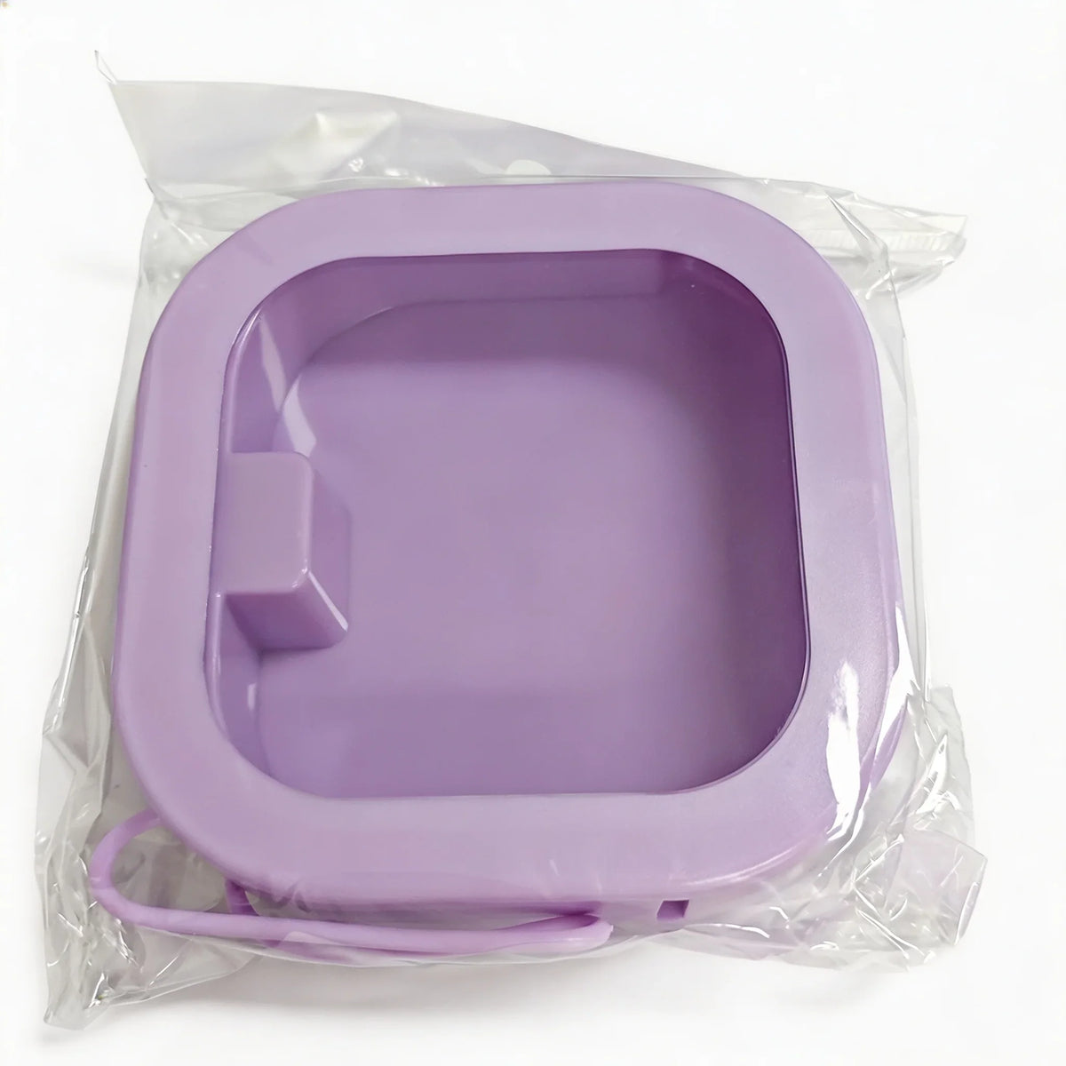 Portable Push-Open Jewelry Storage Box with Clear Window, Lanyard and Plastic Square Case for Earrings, Rings and Beads - product view 1