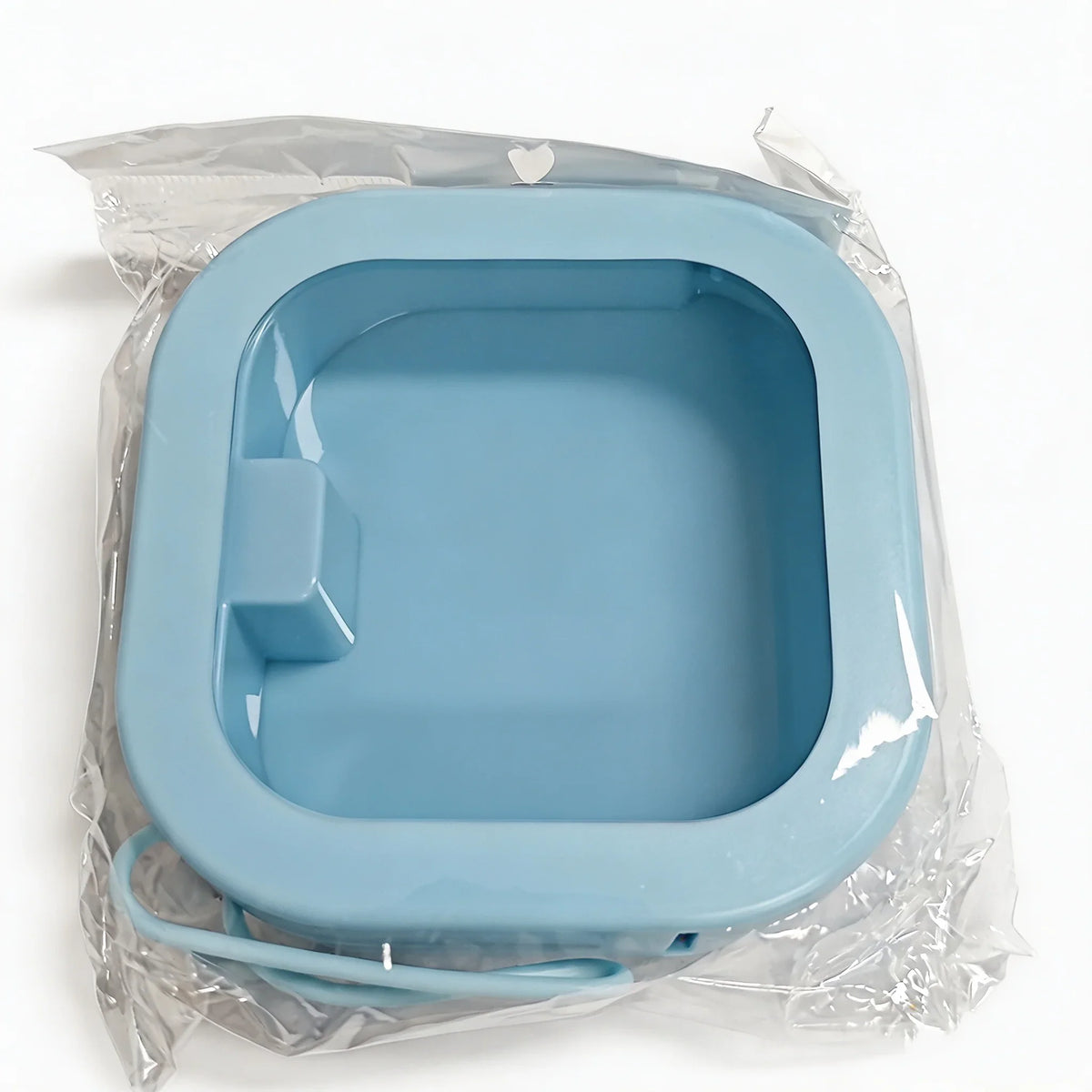 Portable Push-Open Jewelry Storage Box with Clear Window, Lanyard and Plastic Square Case for Earrings, Rings and Beads - product view 2