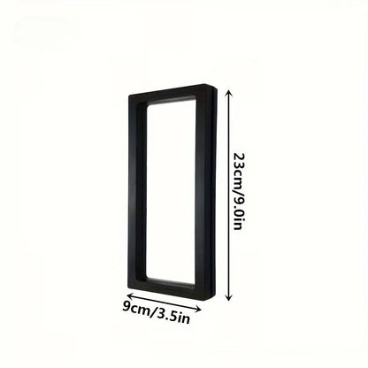 Rose Dried Flower Storage Photo Frame, Transparent Horizontal Plastic Shadow Box, Vintage Black Display Stand, 1pc or 3pcs - product view 4
