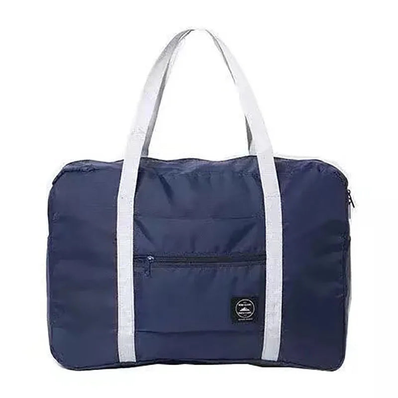 Foldable Travel Duffel Bag, Large-Capacity Weekender with Built-In Pouch, Front Zipper Pocket and Reinforced Handles - product view 5
