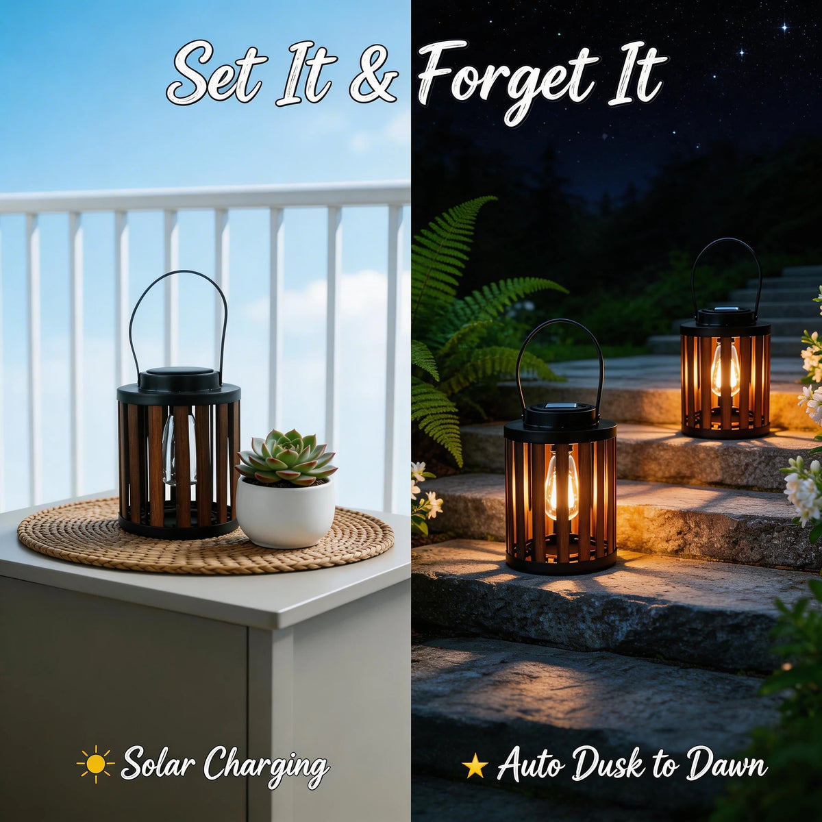 solar lantern - product view 1