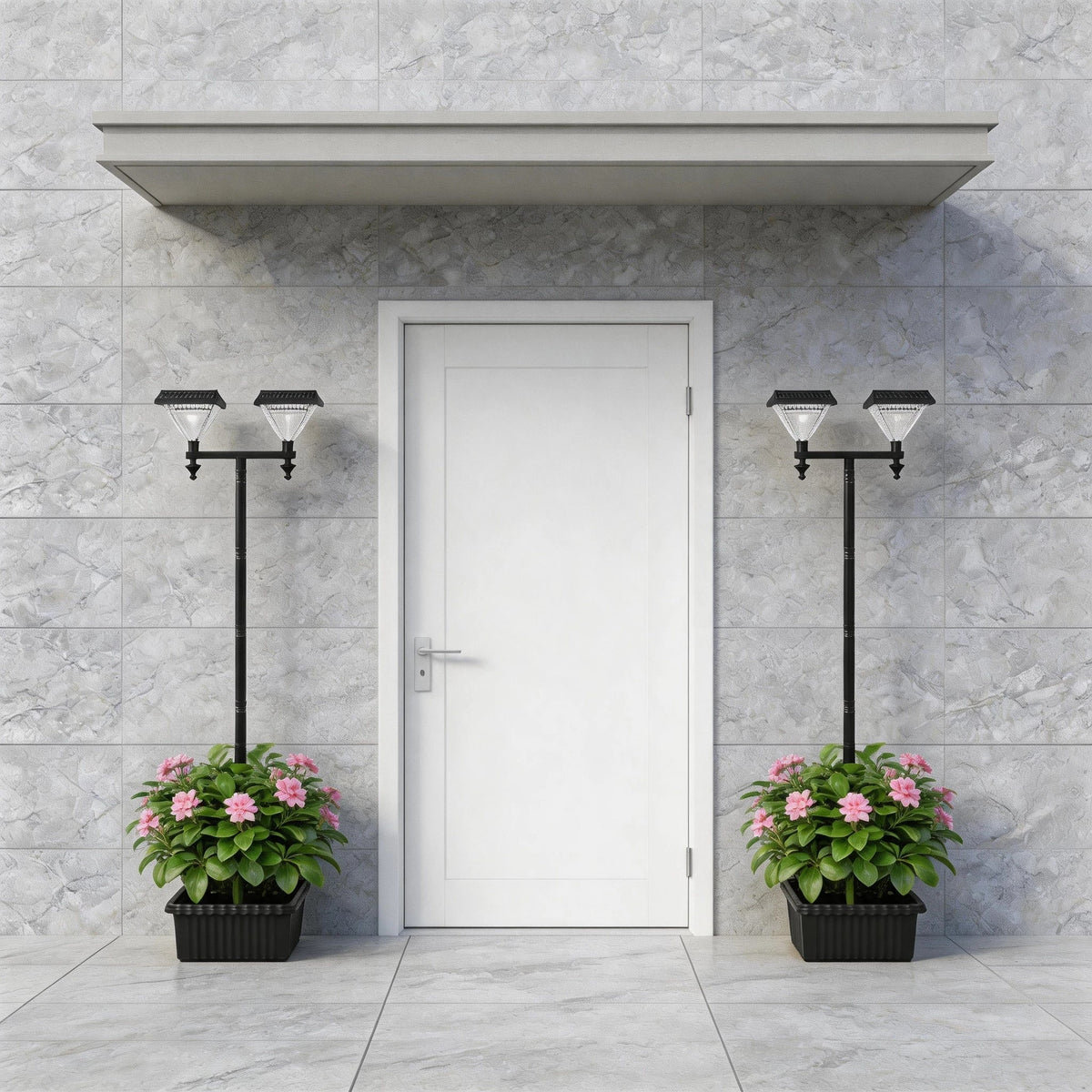 Solar Landscape Lighting, Outdoor Solar Street Lamp with Included Batteries for Garden, Yard, Patio and Pathway - product view 5