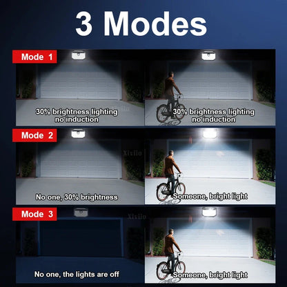 176-LED Solar Motion Sensor Light, Remote Control, 270° Illumination, 3 Modes and 4000mAh Battery - product view 5