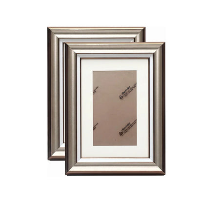 Rectangle Picture Frame, Plastic Photo Display for Wall or Table Décor, 10x15cm to A4 Size, Single or Two-Piece Set - product view 2