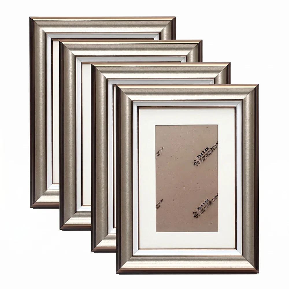 Rectangle Picture Frame, Plastic Photo Display for Wall or Table Décor, 10x15cm to A4 Size, Single or Two-Piece Set - product view 3
