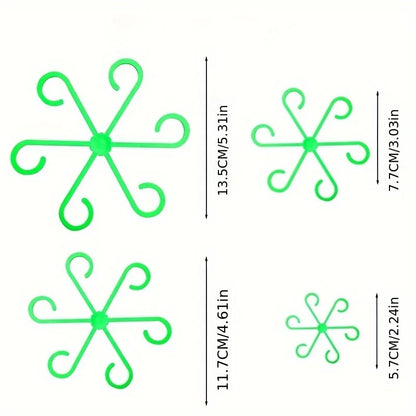 Plant Stem Support Clips, Nylon Horticultural Fixators for Bamboo, Hydroponic Plants and Tree Branches, 4 or 8 Piece Sets - product view 1