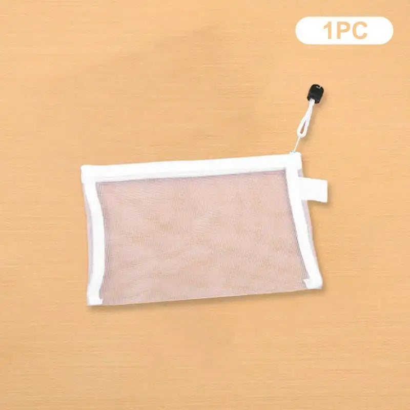 Transparent Mesh Passport Holder, Zipper Travel Document Organizer for Passport, Tickets and ID Cards, 1, 3 or 5-Piece Options - product view 2
