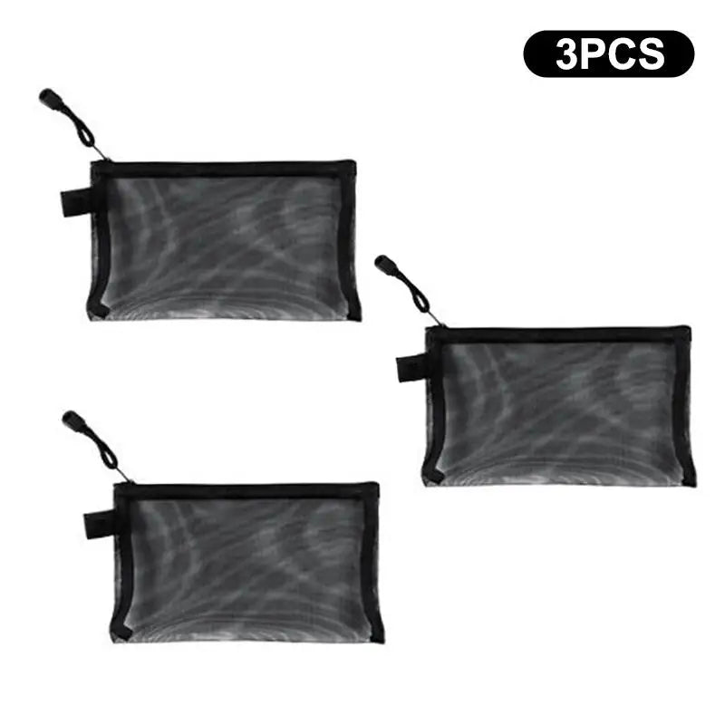 Transparent Mesh Passport Holder, Zipper Travel Document Organizer for Passport, Tickets and ID Cards, 1, 3 or 5-Piece Options - product view 5