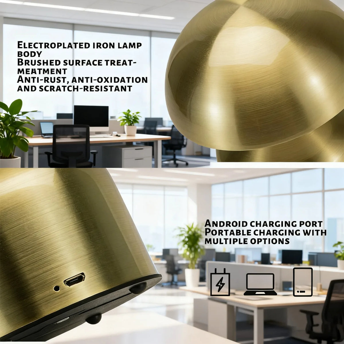 touch control bedside lamp - product view 4