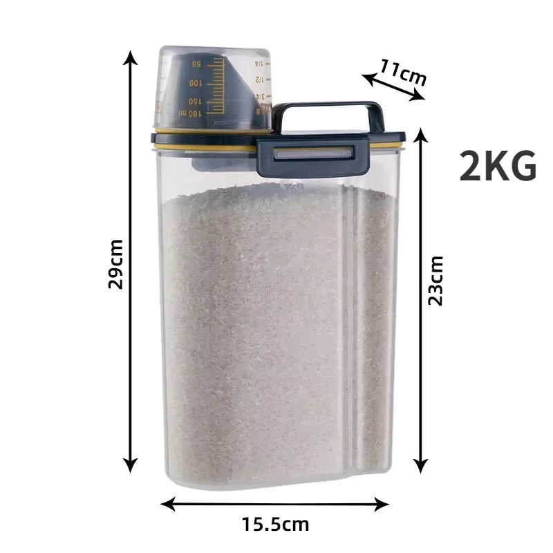 pet food storage container - product view 3