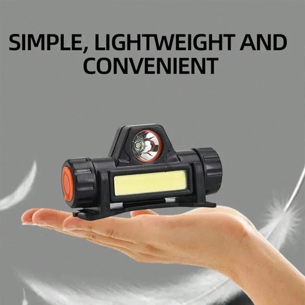 5-Pack LED Headlamps, Lithium Metal Battery, 60° Beam, High/Middle/Low Modes, Waterproof for Camping, Hiking and Fishing - product view 6