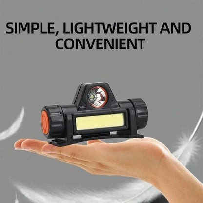 5-Pack LED Headlamps, Lithium Metal Battery, 60° Beam, High/Middle/Low Modes, Waterproof for Camping, Hiking and Fishing - product view 6