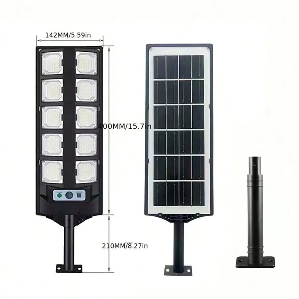 solar fence light - product view 3