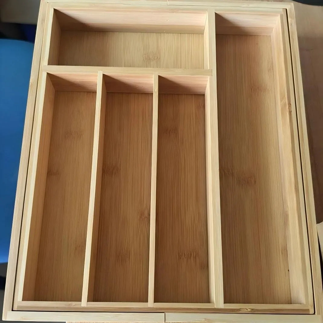 bamboo drawer organizer - product view 1