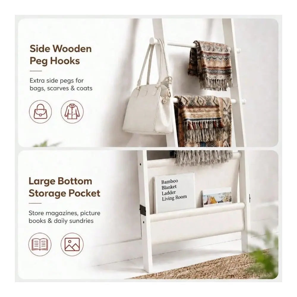 towel ladder rack - product view 3