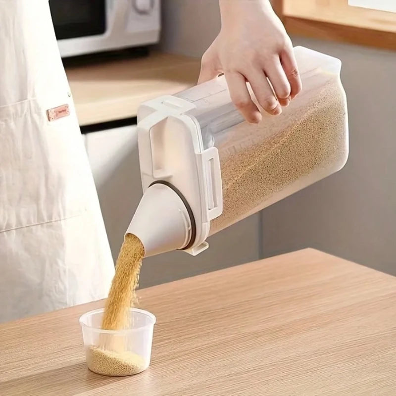 flour storage container - product view 4