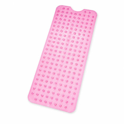 Anti-Slip PVC Bath Mat, 39 x 16 Inch Shower Mat with 200 Suction Cups, 176 Drain Holes and Massage Domes - product view 1