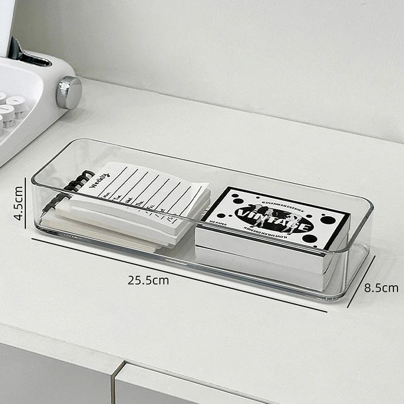 Adjustable PVC Drawer Organizer with Dividers, Stackable Modular Storage Tray for Cosmetics and Makeup, Waterproof A1-A4 Options - product view 3
