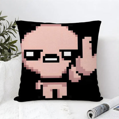 Binding Isaac Dark Gothic Cushion Cover, Printed Woven Square 100% Polyester Pillowcase, 30–60cm Sizes for Seat and Décor - product view 5