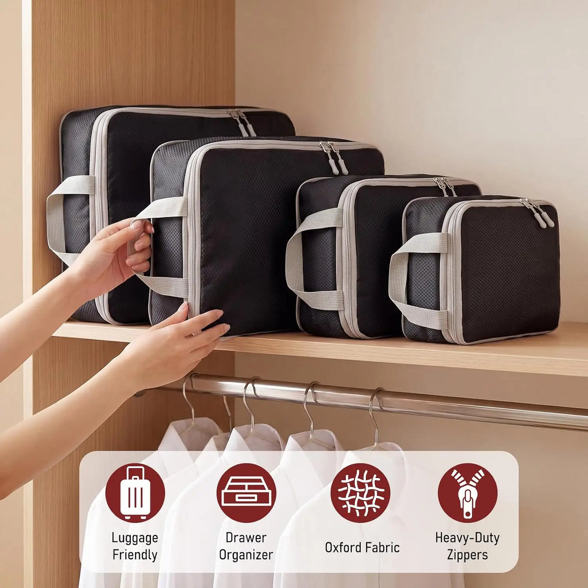 compression packing cubes - product view 3