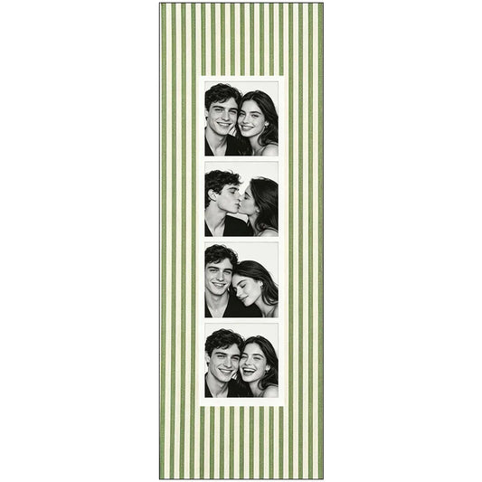 4-Slot Wooden Collage Picture Frame, Rectangular Modern Photo Holder, 10x30 cm DIY Wall Art for Home Décor - product view 1