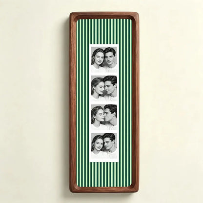 Multi-Opening Collage Frame for Photo Booth Strips, Other Wood Display Frame with Acrylic Panel and Desktop Stand - product view 3